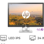 تصویر مانیتور استوک 24 اینچ مدل HP EliteDisplay E242 HP EliteDisplay E242 24-inch IPS LED Backlit Monitor