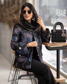 تصویر مانتو oranus مشکی 