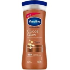 تصویر لوسیون بدن شکلاتی کاکائو صددرصد اورجینال حجم 400 میل Cocoa Glow اصلی 