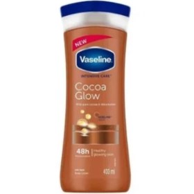 تصویر لوسیون بدن شکلاتی کاکائو صددرصد اورجینال حجم 400 میل Cocoa Glow اصلی 
