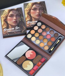 تصویر پالت سایه و رژلب و سایه آبرو گلاریس 