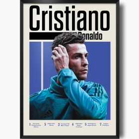 تصویر تابلو و قاب عکس Cristiano Ronaldo(کریستیانو رونالدو) 