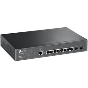 تصویر سوئیچ شبکه 8 پورت تی پی لینک Tp-Link Managed Switch TL-SG3210 Tp-Link JetStream 8-Port Gigabit L2+ Managed Switch with 2 SFP Slots TL-SG3210