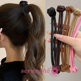 تصویر کش مو گره ای رنگارنگ کد ۳۱۱۲ 