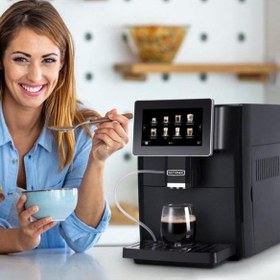 تصویر قهوه ساز هوشمند تمام اتوماتیک نایتانیکس مدل NX-128CF-SL Nitanix super fully automatic caffee machine NX-128CF-SL