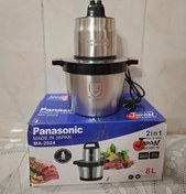 تصویر خردکن پاناسونیک 8 لیتر اصلی 8000 وات حکاکی موتور سیم پیچ موتور تمام مس موتور سنگین خردکن کردن گوشت مرغ سبزیجات 