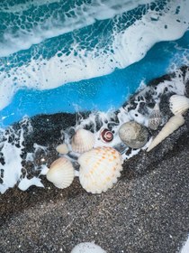 تصویر تابلو دریا برجسته 