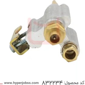 تصویر شیر گاز صفحه ای ترموکوپل دار ریاضت thermocouple valve 90 degree riazat