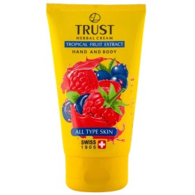 تصویر کرم دست و بدن میوه های استوایی تراست trust tropical fruit hand and body cream