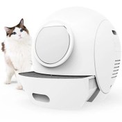 تصویر ظرف خاک اتوماتیک گربه Els Pet Automatic Cat Toilet 