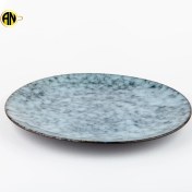 تصویر بشقاب تخت بزرگ سرامیک کوره ای کد133(یک عددی) 