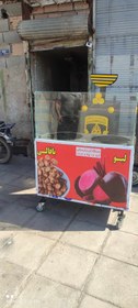 تصویر دستگاه بلال تنوری لبو باقالی درجه یک باچرخ دایکاست 