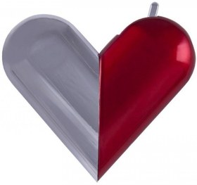 تصویر فندک کیانتای مدل قلب دو رنگ 
