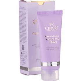 تصویر کرم ضد چروک حاوی آنتی اکسیدان سینره cinere anti aging cream