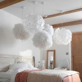 تصویر لوستر مدرن پر سفید 