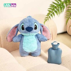 تصویر کیسه آب گرم استیج عروسکی Stitch Hot Water Bag Kawaii Disney Lilo Stitch Anime Plush Doll