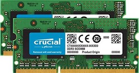 تصویر Crucial 8GB Kit (4GBx2) DDR3/DDR3L 1066 MT/s (PC3-8500) SODIMM 204-Pin Memory For Mac - CT2K4G3S1067M 