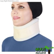 تصویر گردن بند طبی اسفنجی قوس دار طب و صنعت کد ۵۰۳۰۰ 