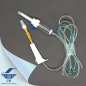 تصویر ست سرم ساده تحت سیستم جاذبه 