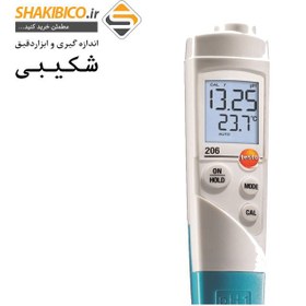 تصویر پی اچ سنج pH Meter قلمی تستو تیپ TESTO 206 PH1 