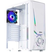 تصویر کیس کامپیوتر فاطر مدل FG-523W ARGB Mid Tower سفید Fater FG-523W ARGB Mid Tower White Computer Case