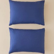 تصویر روبالشی ۲ عددی انگلیش هوم پنبه سرمه ای 