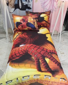 تصویر روتختی تک نفره 4 تکه مدل مردعنکبوتی Spiderman 