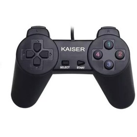 تصویر دسته بازی دوبل ساده سیمی Kaiser K-503 ا Kaiser K-503 PC GAMING CONTROLLER Kaiser K-503 PC GAMING CONTROLLER