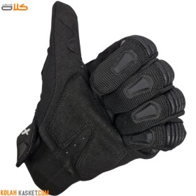 تصویر دستکش موتور سواری فاکس FOX مشکی Fox Motorcycle Gloves FOX Black Four Seasons