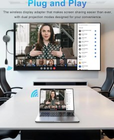 تصویر دانگل بی سیم G122 wireless Display Adapter G122