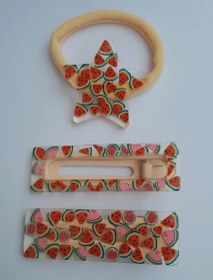 تصویر ست گیره و کش موی یلدایی 