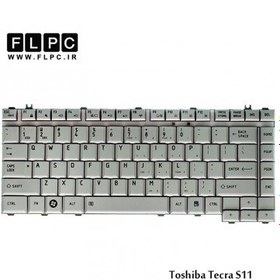 تصویر کیبورد لپ تاپ توشیبا Toshiba Tecra S11 سفید 