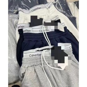 تصویر شلوار بگ کمرکش کلوین گلکسی سایز ۳۶ تا ۴۲ رنگ مشکی و طوسی 