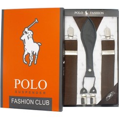 تصویر ساس بند چرم گاوی ۴ گیره برند POLO 