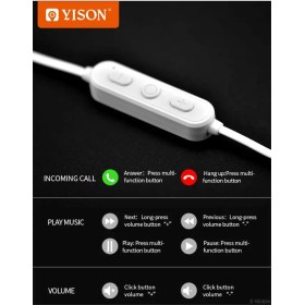 تصویر هندزفری بلوتوثی وایسون مدل YISON E13 ا YISON E13 Bluetooth Handsfree YISON E13 Bluetooth Handsfree
