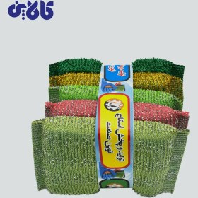 تصویر اسکاج تفلون شوی مکعبی 5 عددی 5-Piece Non-Scratch Cube Scouring Pads