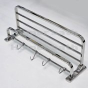 تصویر رخت‌آویز دیواری هامر ۶۰ سانتی‌متر استیل 