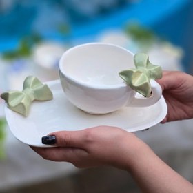 تصویر ست ماگ پاپیونی و زیری 