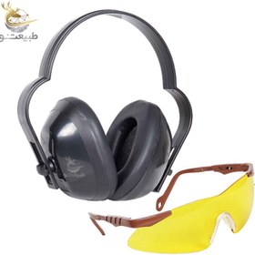 تصویر عینک و گوشی تیراندازی آلن 2283 Allen Shooting Ear Muffs