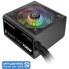 تصویر منبع تغذیه کامپیوتر ترمالتیک مدل Smart RGB 700W 