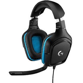 تصویر هدفون با سیم لاجیتک مدل G432 Logitech G432 Wired Headset
