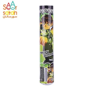 تصویر کاغذ پاش تم تولد بن تن 