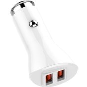 تصویر شارژر فندکی الدینیو مدل C511Q فست شارژ ۳۶ وات به همراه کابل لایتینگ 