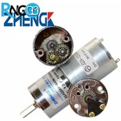 تصویر موتور DC گیربگسدار 12 ولت 100 دور ZGA25RP ZGA25 12V 100Rpm