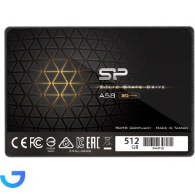 تصویر اس اس دی اینترنال سیلیکون پاور مدل A58 با ظرفیت 512GB Silicon Power A58 Internal SSD with 512GB capacity
