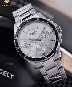 تصویر ساعت مچی مردانه کاسیو مدل MTP-1374D-7A Casio MTP-1374D-7A Men's Watch