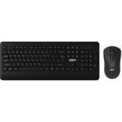 تصویر کیبورد و ماوس بی سیم هیسکا مدل H-MK15W HISKA H-MK15W Wireless Keyboard And Mouse