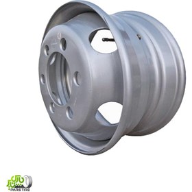 تصویر رینگ آلومینیوم (استیل) ۱۷/۵ پرشین ایسوزو ۶ پیچ (چین) Pershin Steel wheel rim