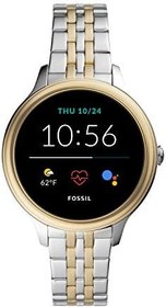 تصویر ساعت هوشمند صفحه لمسی فولاد ضد زنگ جدید Fossil Women 5e 42mm با بلندگو ، ضربان قلب ، GPS ، NFC و اعلان های گوشی هوشمند 