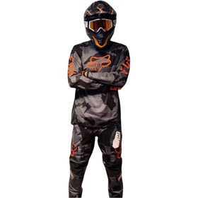 تصویر لباس موتور سواری کراسی | FOX army ا Crossy motorcycle outfit FOX army Crossy motorcycle outfit FOX army